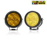 LiUHJG 4 LED CREE FOG LIGHT WITH WIRING HARNESS KIT