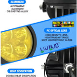 LiUHJG 4 LED CREE FOG LIGHT WITH WIRING HARNESS KIT