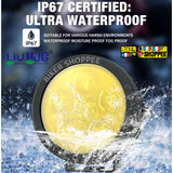 LiUHJG 6 LED CREE FOG LIGHT WITH WIRING HARNESS KIT