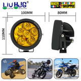 LiUHJG 6 LED CREE FOG LIGHT WITH WIRING HARNESS KIT