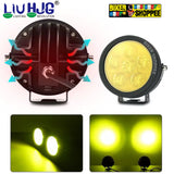 LiUHJG 6 LED CREE FOG LIGHT WITH WIRING HARNESS KIT