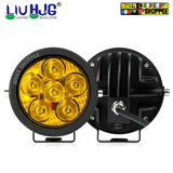 LiUHJG 6 LED CREE FOG LIGHT WITH WIRING HARNESS KIT