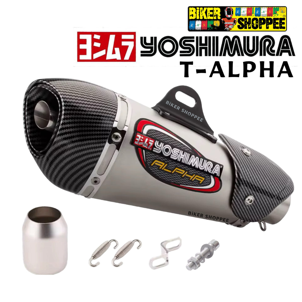 YOSHIMURA T ALPHA EXHAUST SILVER