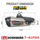 YOSHIMURA T ALPHA EXHAUST SILVER