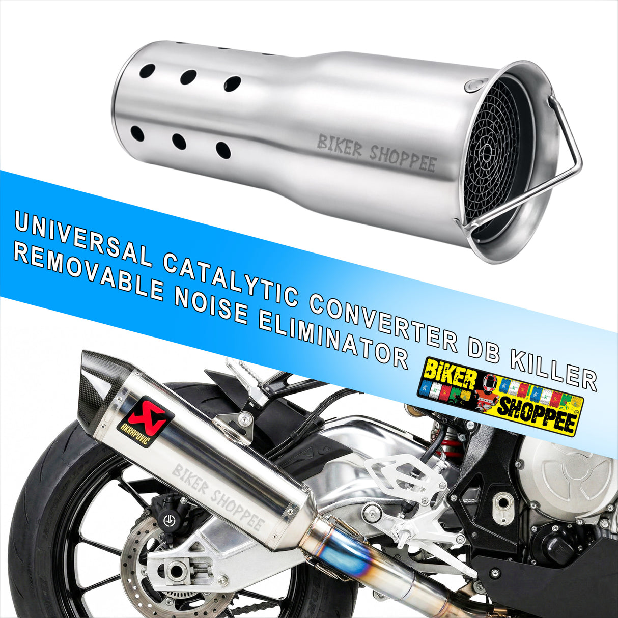 CATALYTIC CONVERTER UNIVERSAL 51MM EXHAUST DB KILLER