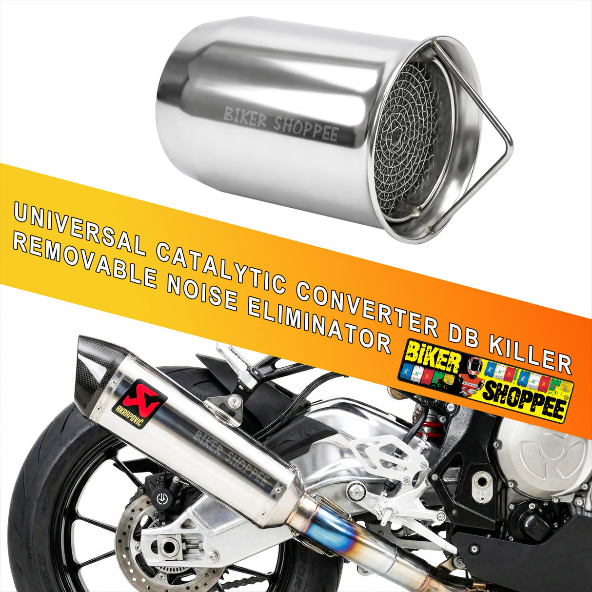 CATALYTIC CONVERTER UNIVERSAL 51MM EXHAUST DB KILLER