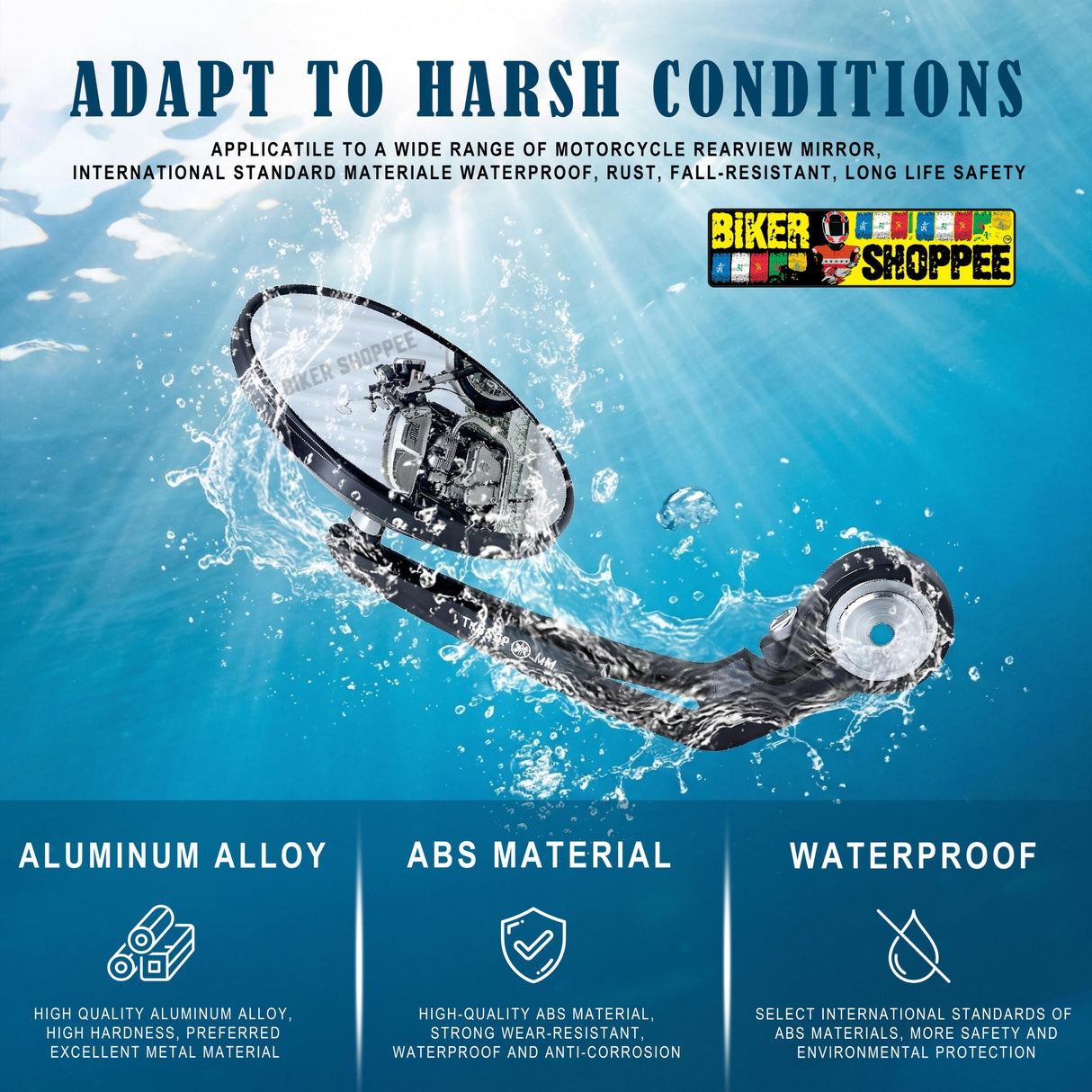 PREMIUM CNC BAR END MIRROR FOR ROYAL ENFIELD