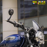PREMIUM CNC BAR END MIRROR FOR ROYAL ENFIELD