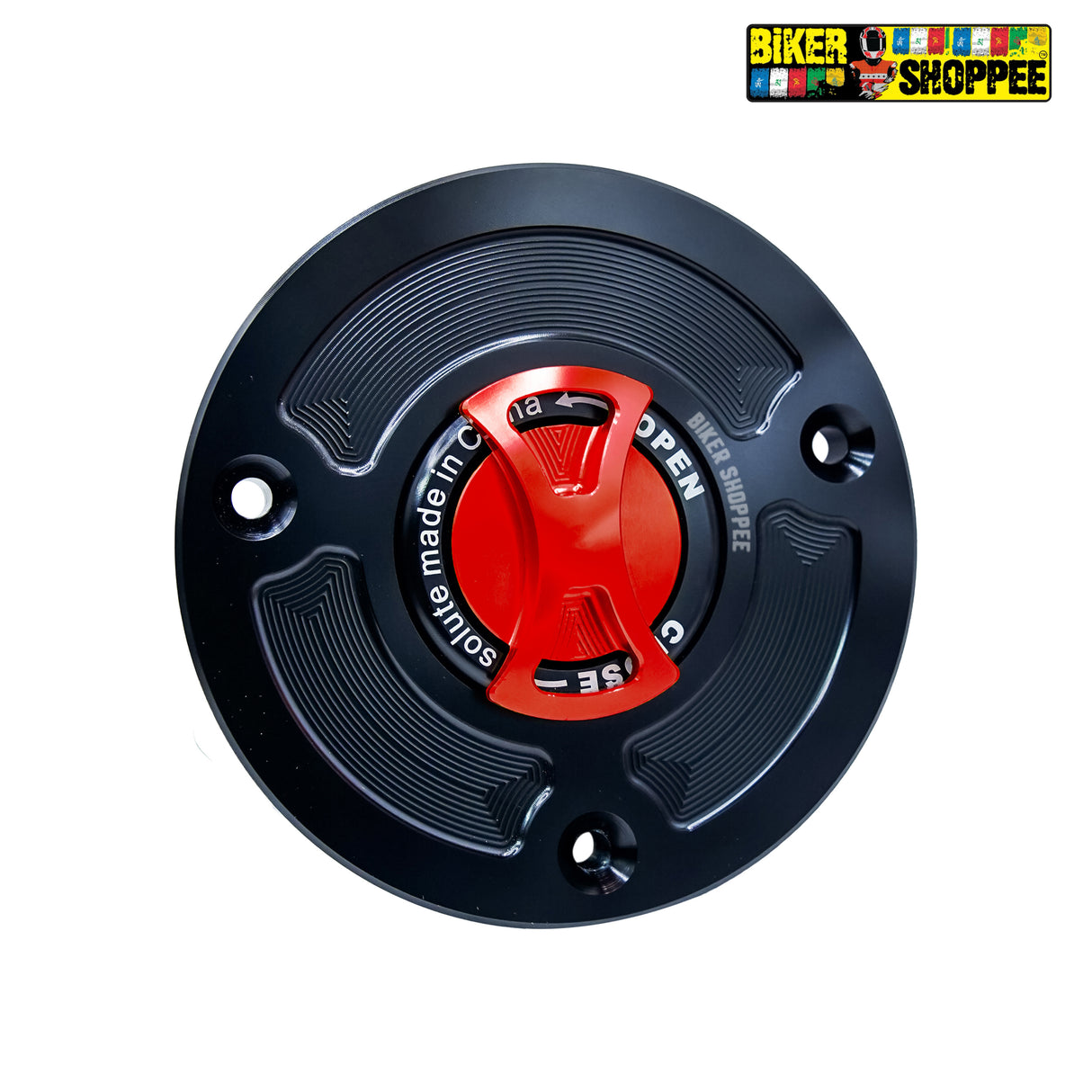 KTM DUKE & RC CNC KEYLESS QUICK RELEASE FUEL TANK CAP RED