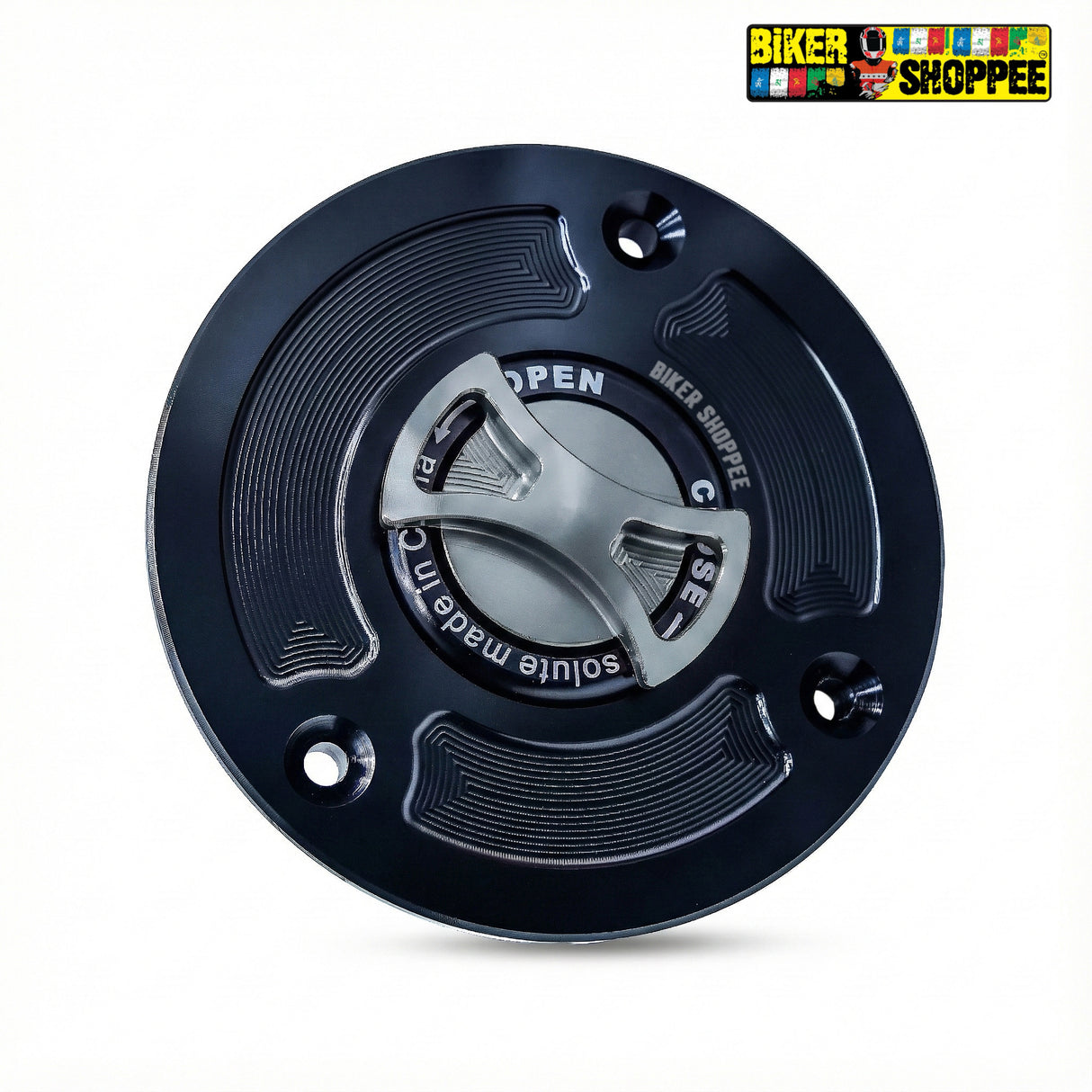 KTM DUKE & RC CNC KEYLESS QUICK RELEASE FUEL TANK CAP GRAY