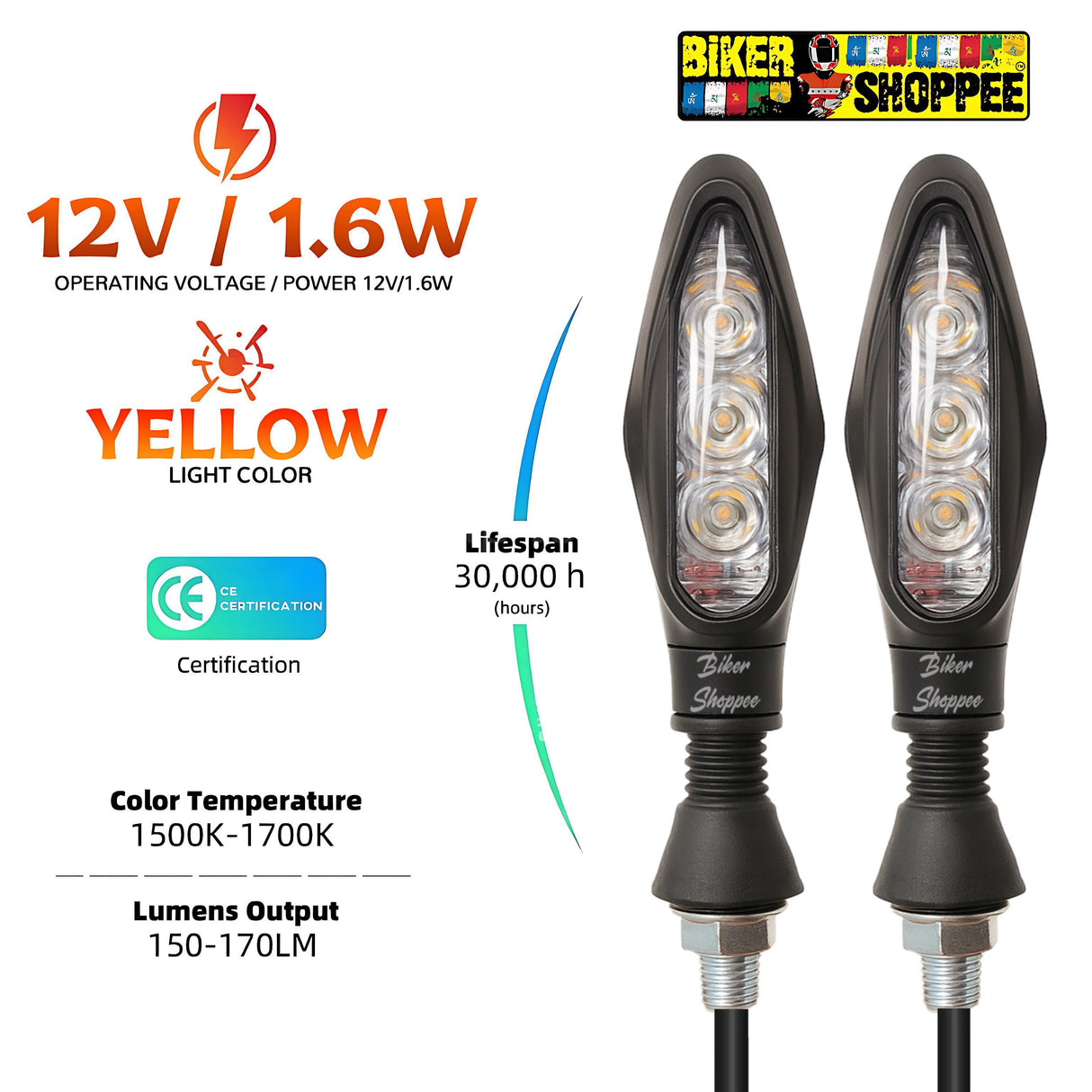 UNIVERSAL FLEXIBLE BS-07 LED INDIACTOR