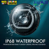 LIU HJG C-316 CHROMA VORTEX 7 INCH HALO RING RGB AI LED HEADLIGHT | BIKER SHOPPEE