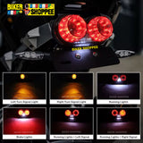 TWINS ROUND INTEGRATED CUSTOM TAIL LIGHT SMOKE BLACK