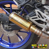 SC PROJECT EXHAUST SHORT GOLDEN