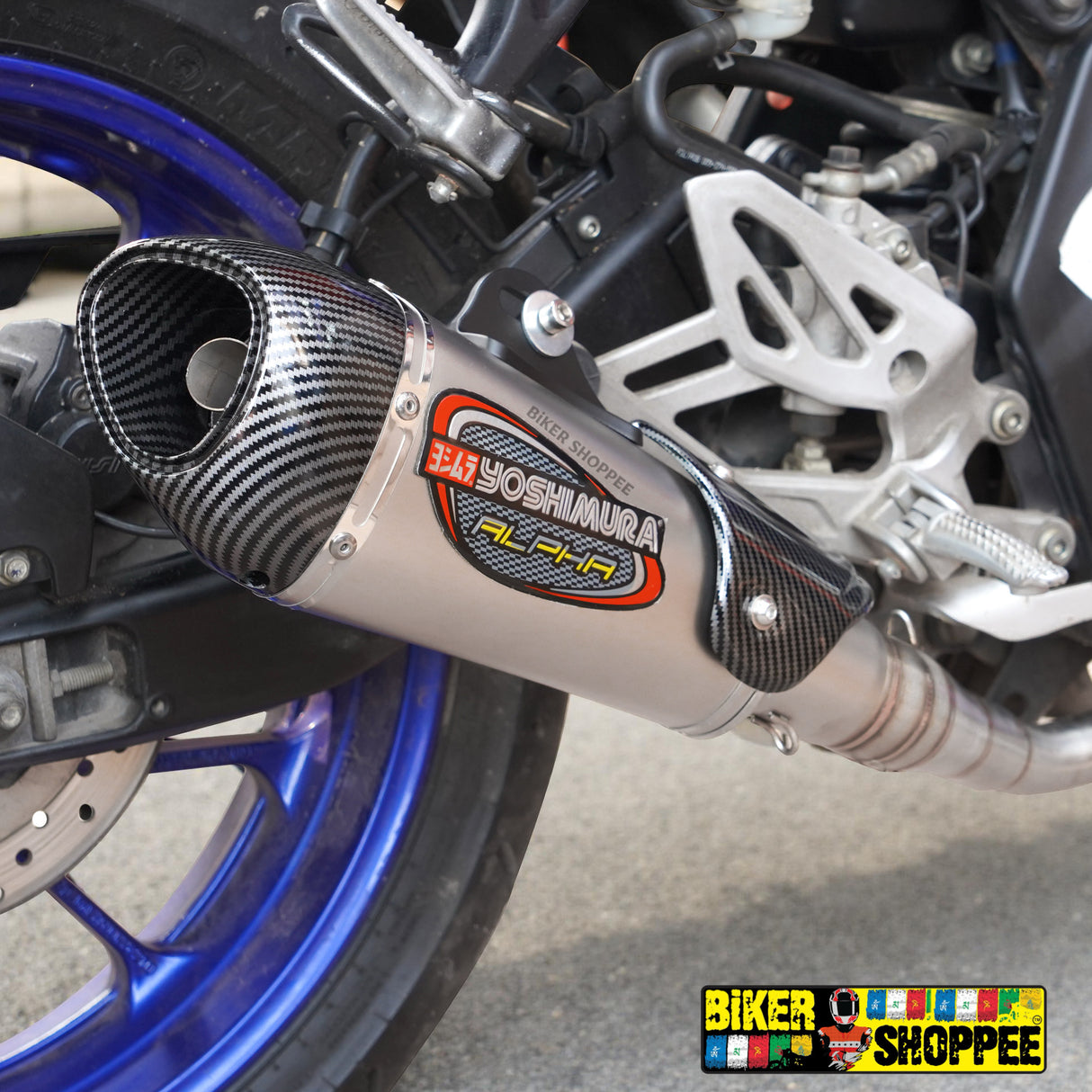 YOSHIMURA T ALPHA EXHAUST SILVER