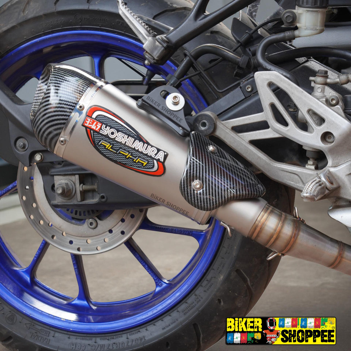 YOSHIMURA T ALPHA EXHAUST SILVER