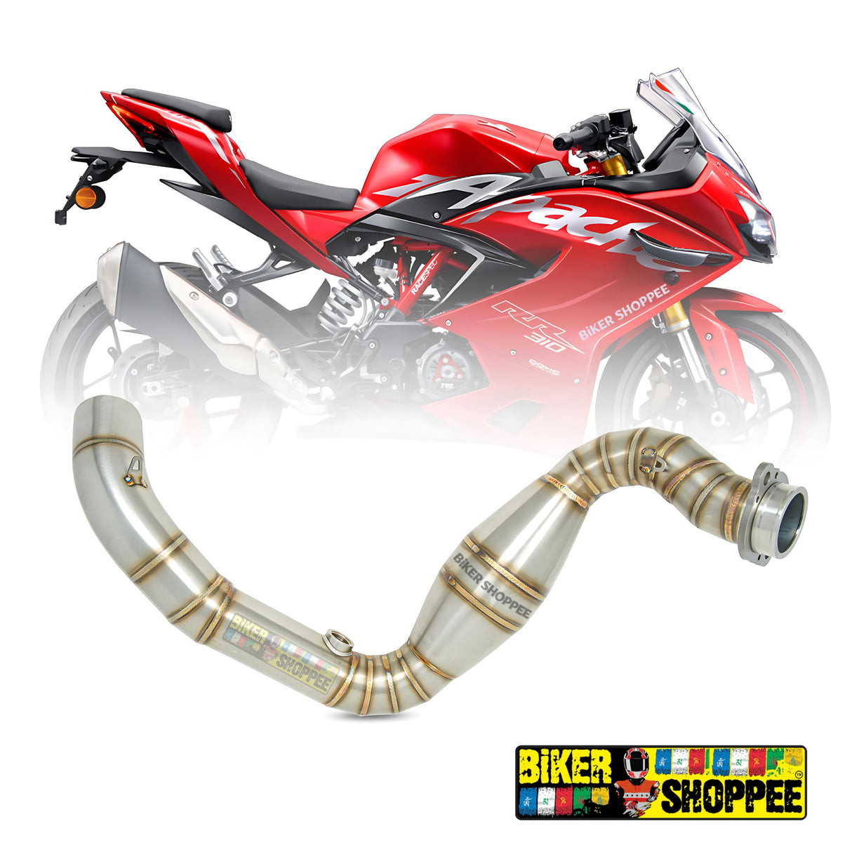 APACHE RR310 EXHAUST BEND PIPE