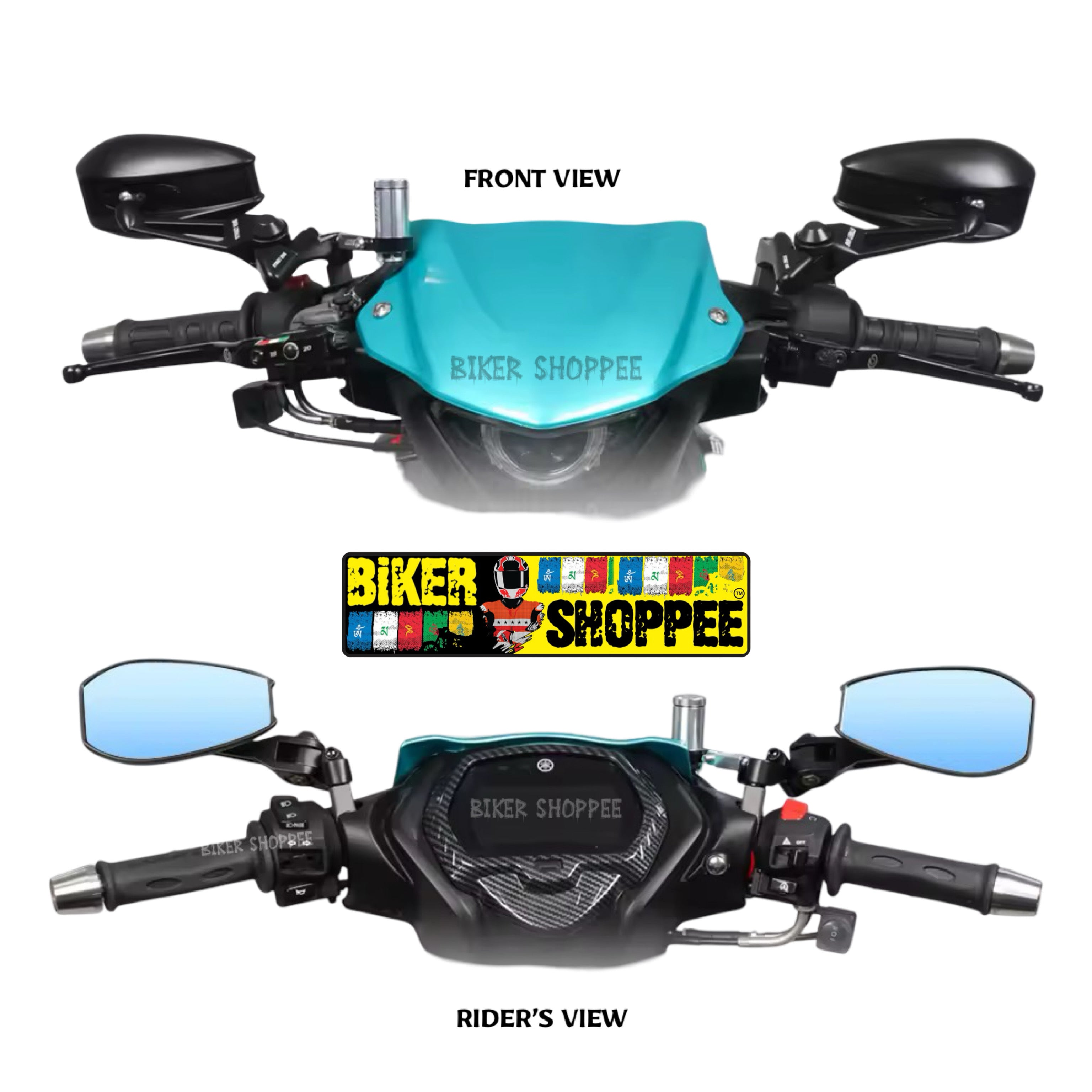 NAPOLEON REAR VIEW SIDE MIRROR – BiKER SHOPPEE