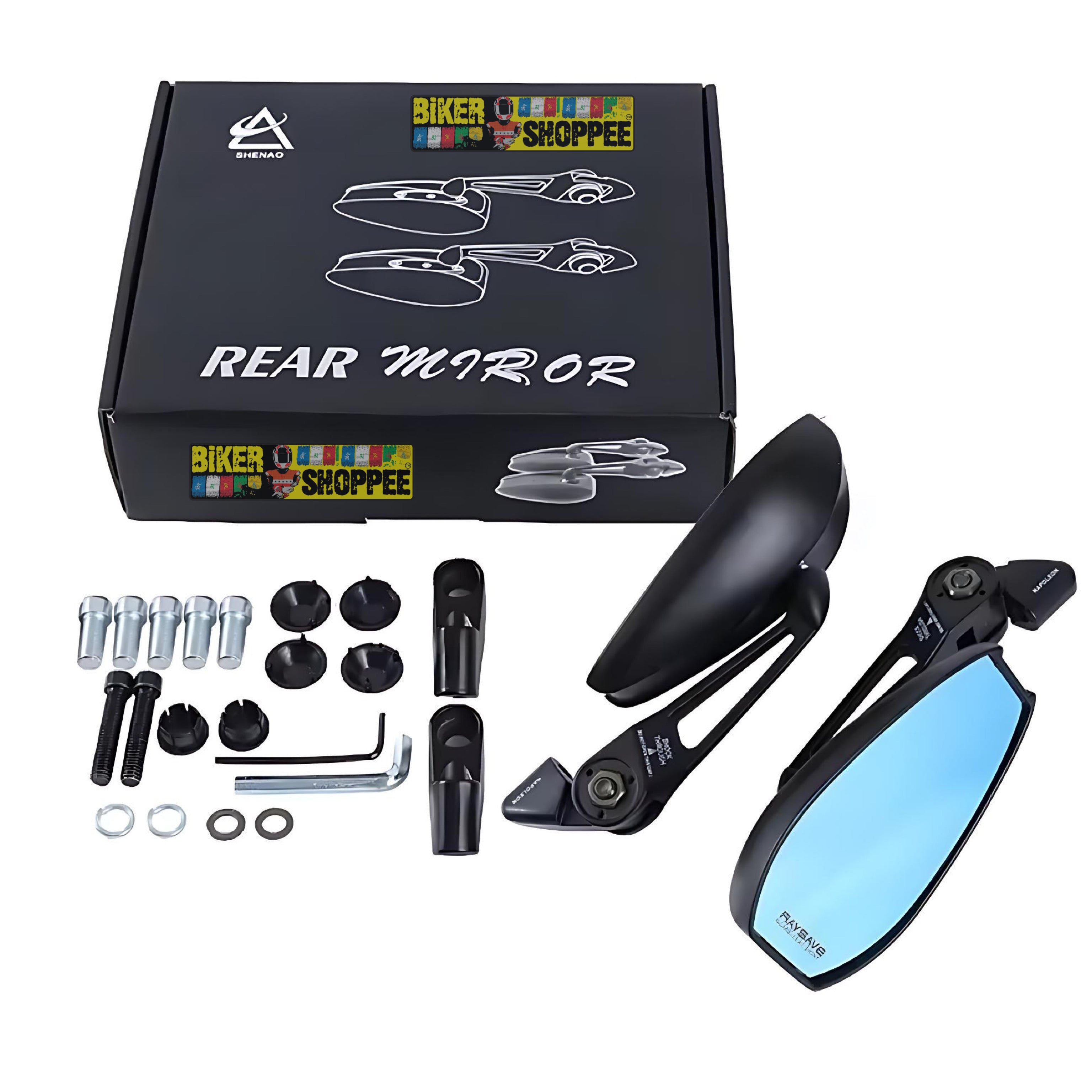 NAPOLEON REAR VIEW SIDE MIRROR – BiKER SHOPPEE