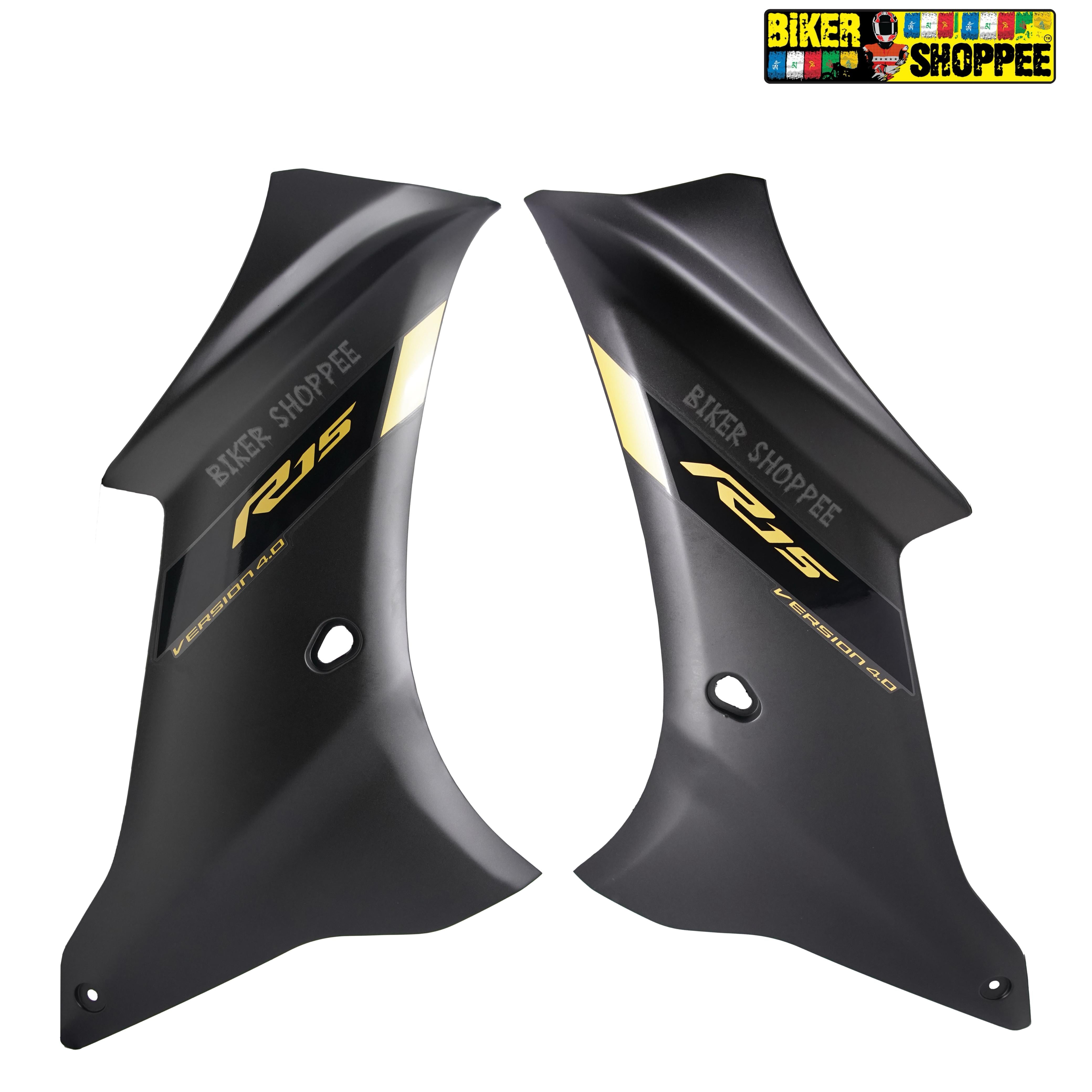 YAMAHA R15V4 PREMIUM FULL BODY KIT DARK KNIGHT EDITION – BiKER SHOPPEE