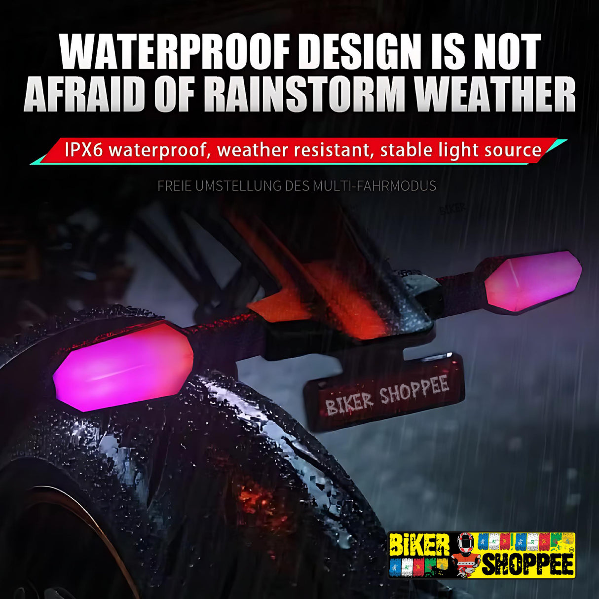 ARROW COLOURFULL PROJECTION INDICATOR FOR MOTORCYCLE ( RGB / AMBER INDICATOR / PROJECTION )