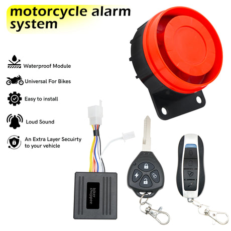 NON TALKING ALARM CENTER LOCKING FOR MOTORCYCLE