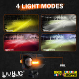 LIU HJG CYBER-X P97 100W LED FOG LIGHTS W/Y DEVIL EYE | BIKER SHOPPEE