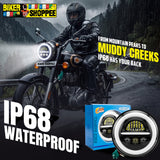 LIU HJG H-C305 MINUS RING PRO 7 INCH LED HEADLIGHT WITH FOG LIGHT | BIKER SHOPPEE