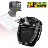 MOTORCYCLE WINDSHIELD ACTION CAMERA CLAMP MOUNT FOR GOPRO INSTA360 DJI | BIKER SHOPPEE