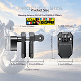 MOTORCYCLE WINDSHIELD ACTION CAMERA CLAMP MOUNT FOR GOPRO INSTA360 DJI | BIKER SHOPPEE