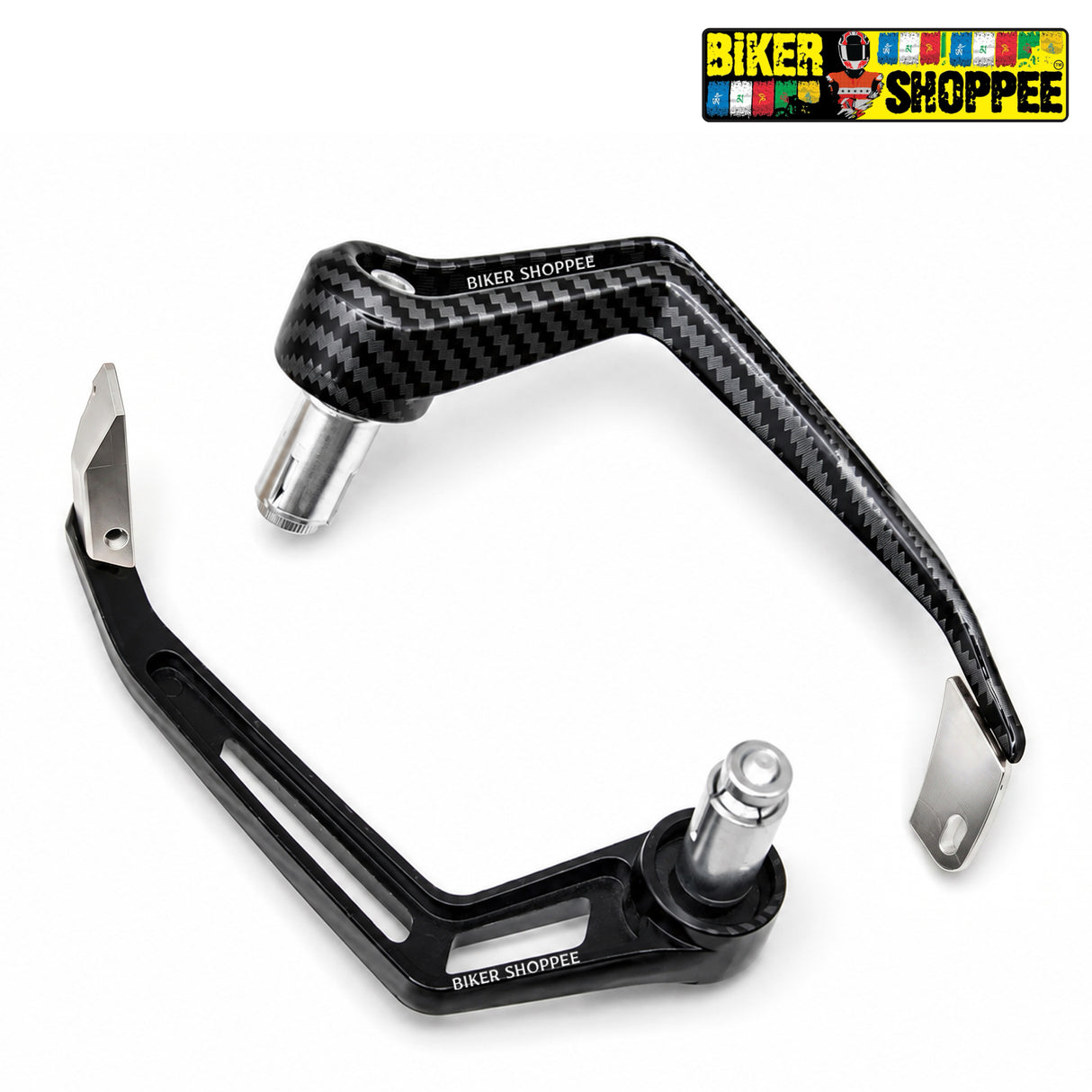 UNIVERSAL ELITE RACING CARBON LEVER GUARD GRAY | BIKER SHOPPEE