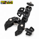 MOTORCYCLE ACTION CAMERA SUPER CLAMP MOUNT WITH 360° MAGIC ARM | BIKER SHOPPEE