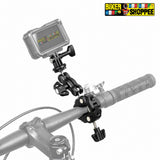 MOTORCYCLE ACTION CAMERA SUPER CLAMP MOUNT WITH 360° MAGIC ARM | BIKER SHOPPEE