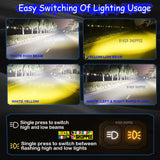 LITTLE MONSTER MK15 FUTURE EYE LED FOG LIGHT WITH WIREHARNESS AND SWITCH