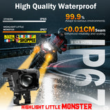 LITTLE MONSTER TK100 CYBER LED FOG LIGHT WITH WIREHARNESS AND SWITCH