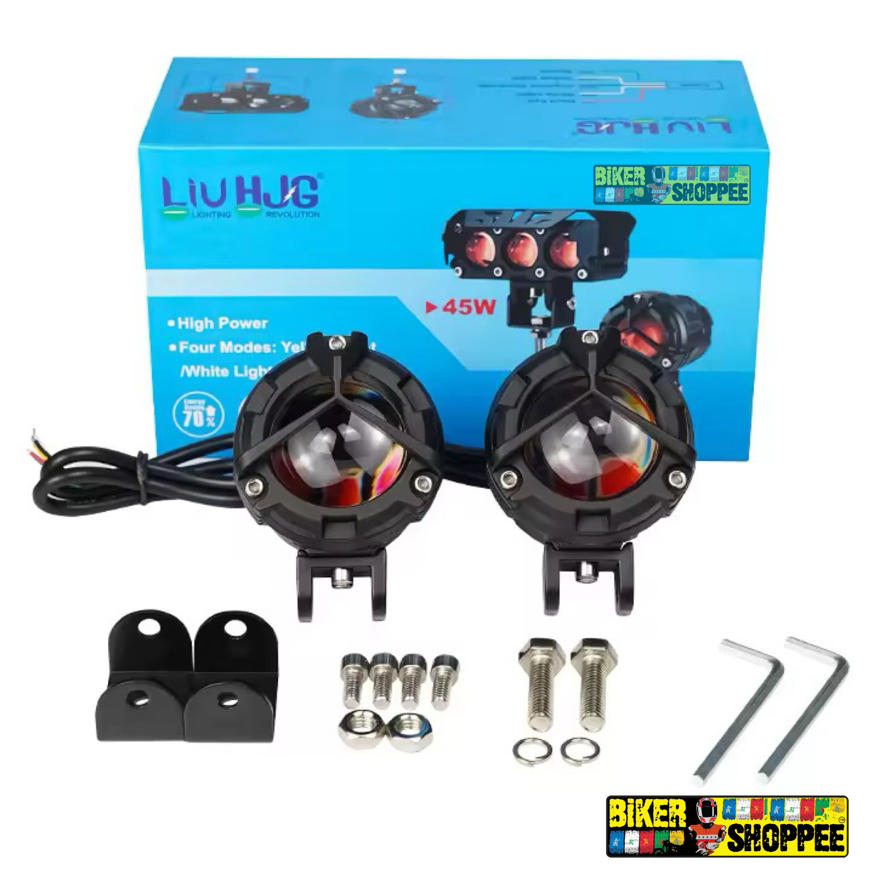 LIU HJG Y MONO LENS DEVIL LED FOG LIGHT – BiKER SHOPPEE