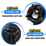 LIU HJG Y MONO LENS DEVIL LED FOG LIGHT