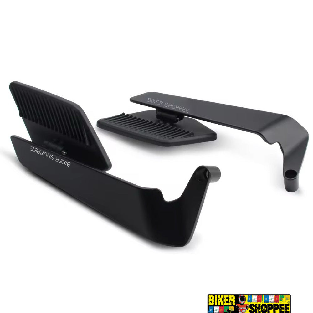 STEALTH MAX WING FIN REAR VIEW MIRROR (NAKED) – BiKER SHOPPEE
