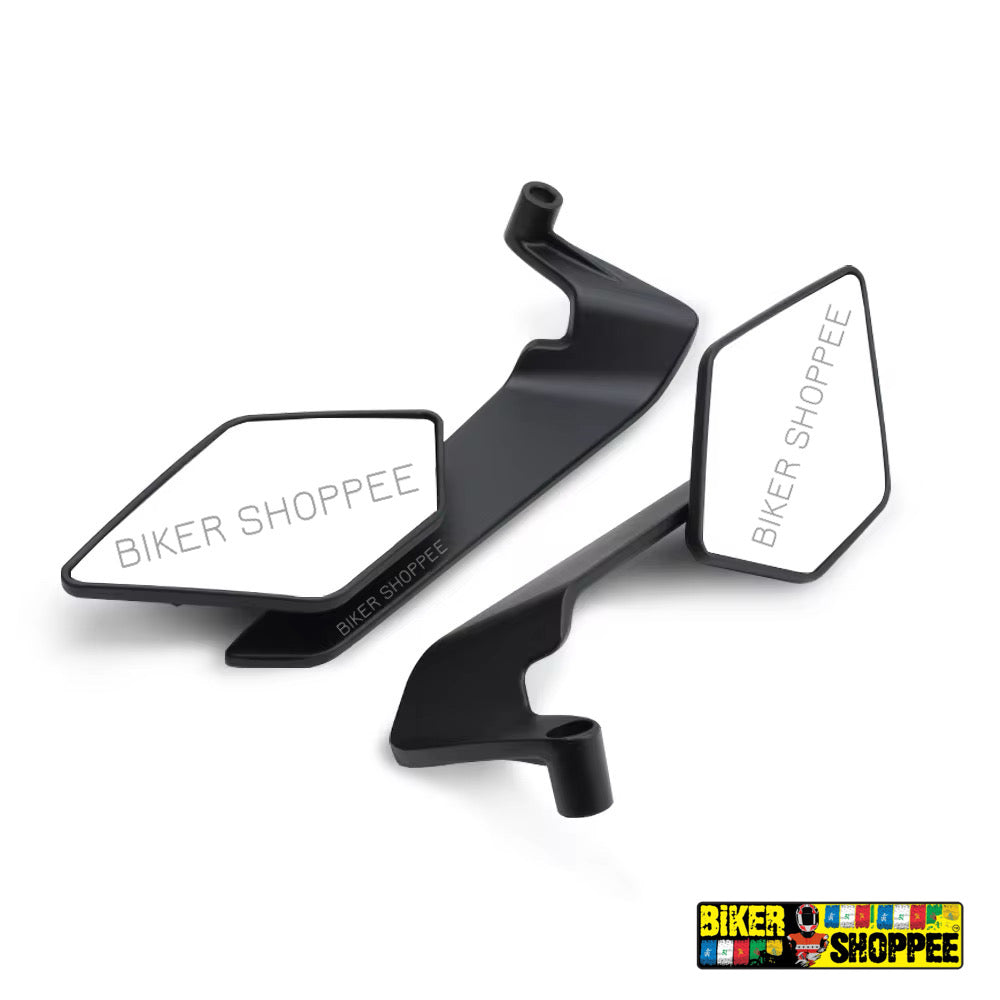 STEALTH MAX WING FIN REAR VIEW MIRROR (NAKED) – BiKER SHOPPEE