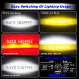 LITTLE MONSTER MK150 LED FOG LIGHT WITH WIRING AND SWITCH