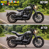 JAWA 42 BOBBER CUSTOM BACK SEAT WITH PILLION FOOTREST KIT | BIKER SHOPPEE