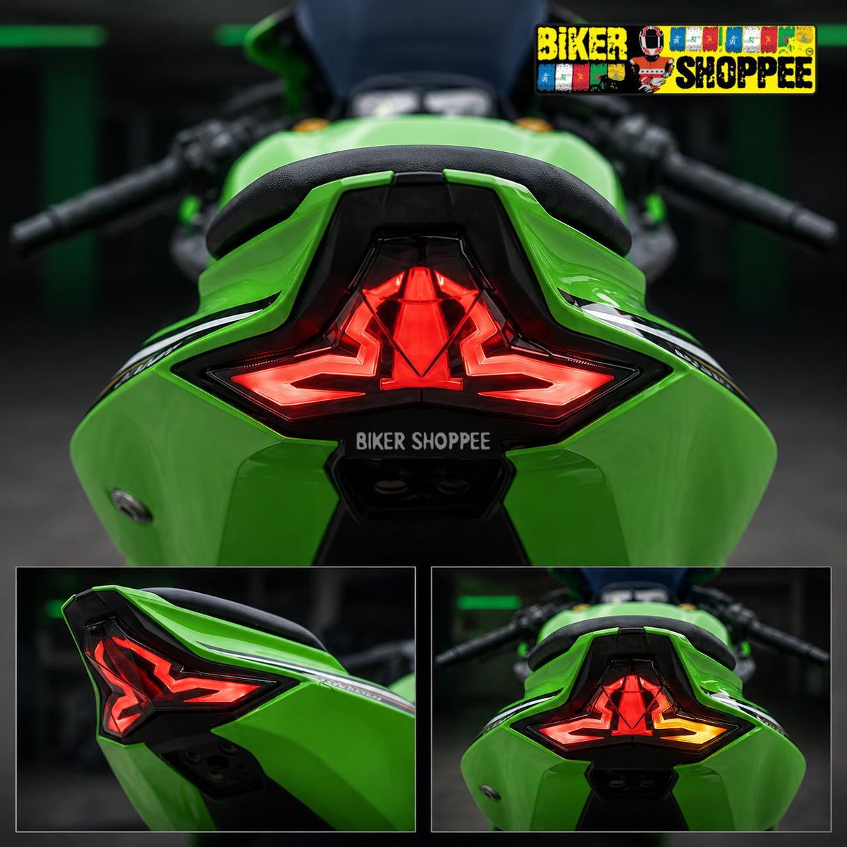KAWASAKI NINJA ZX10R INTEGRATED LED TAIL LIGHT | BIKER SHOPPEE