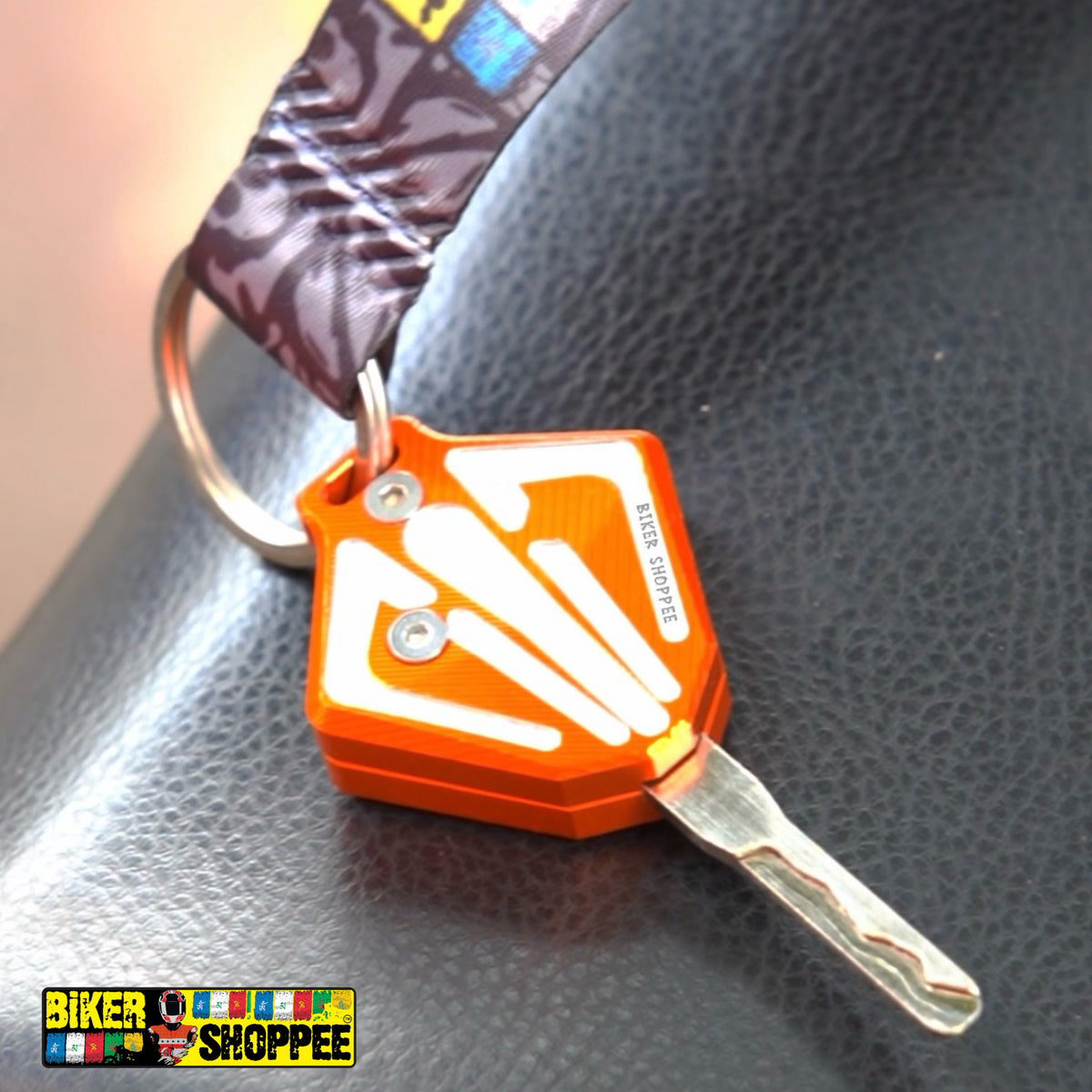 KTM CNC KEY CASE COVER ORANGE FOR DUKE & RC | BIKER SHOPPEE