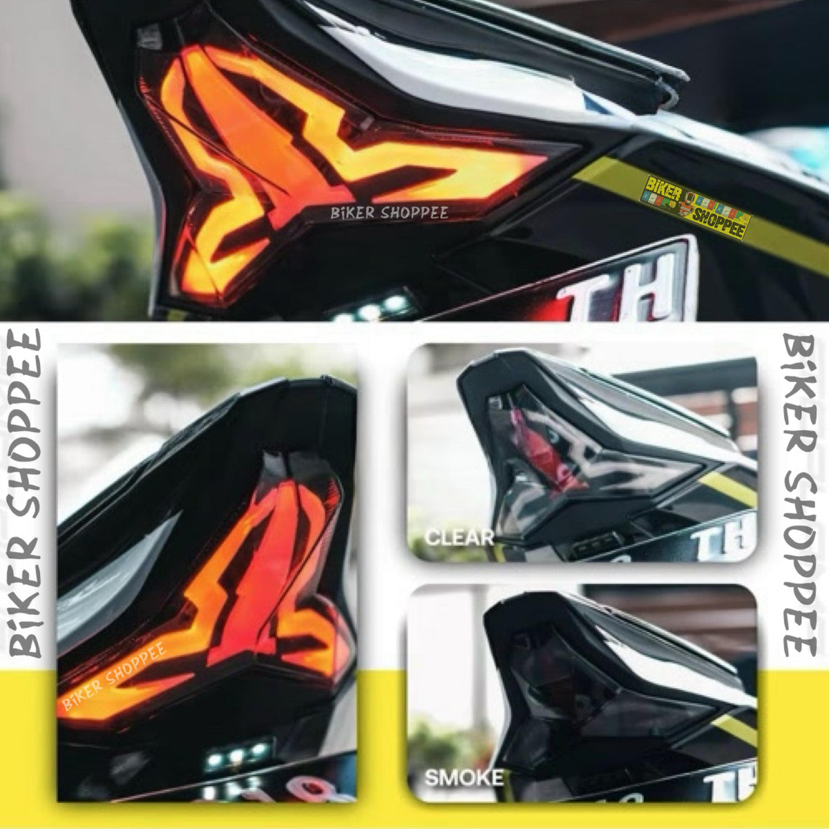 KAWASAKI NINJA ZX6R JPA PROGRAMMABLE SEQUENTIAL LED INTEGRATED TAIL LIGHT | BIKER SHOPPEE