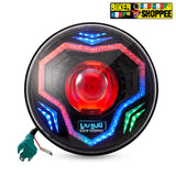 LIU HJG C-292 RGB ACCENT LIGHTING 7 INCH PRIME AI LED HEADLIGHT | BIKER SHOPPEE