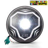 LIU HJG C-292 RGB ACCENT LIGHTING 7 INCH PRIME AI LED HEADLIGHT | BIKER SHOPPEE