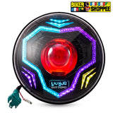 LIU HJG C-292 RGB ACCENT LIGHTING 7 INCH PRIME AI LED HEADLIGHT | BIKER SHOPPEE