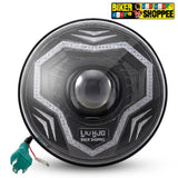 LIU HJG C-292 RGB ACCENT LIGHTING 7 INCH PRIME AI LED HEADLIGHT | BIKER SHOPPEE