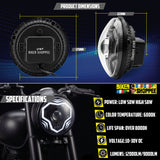 LIU HJG C-292 RGB ACCENT LIGHTING 7 INCH PRIME AI LED HEADLIGHT | BIKER SHOPPEE