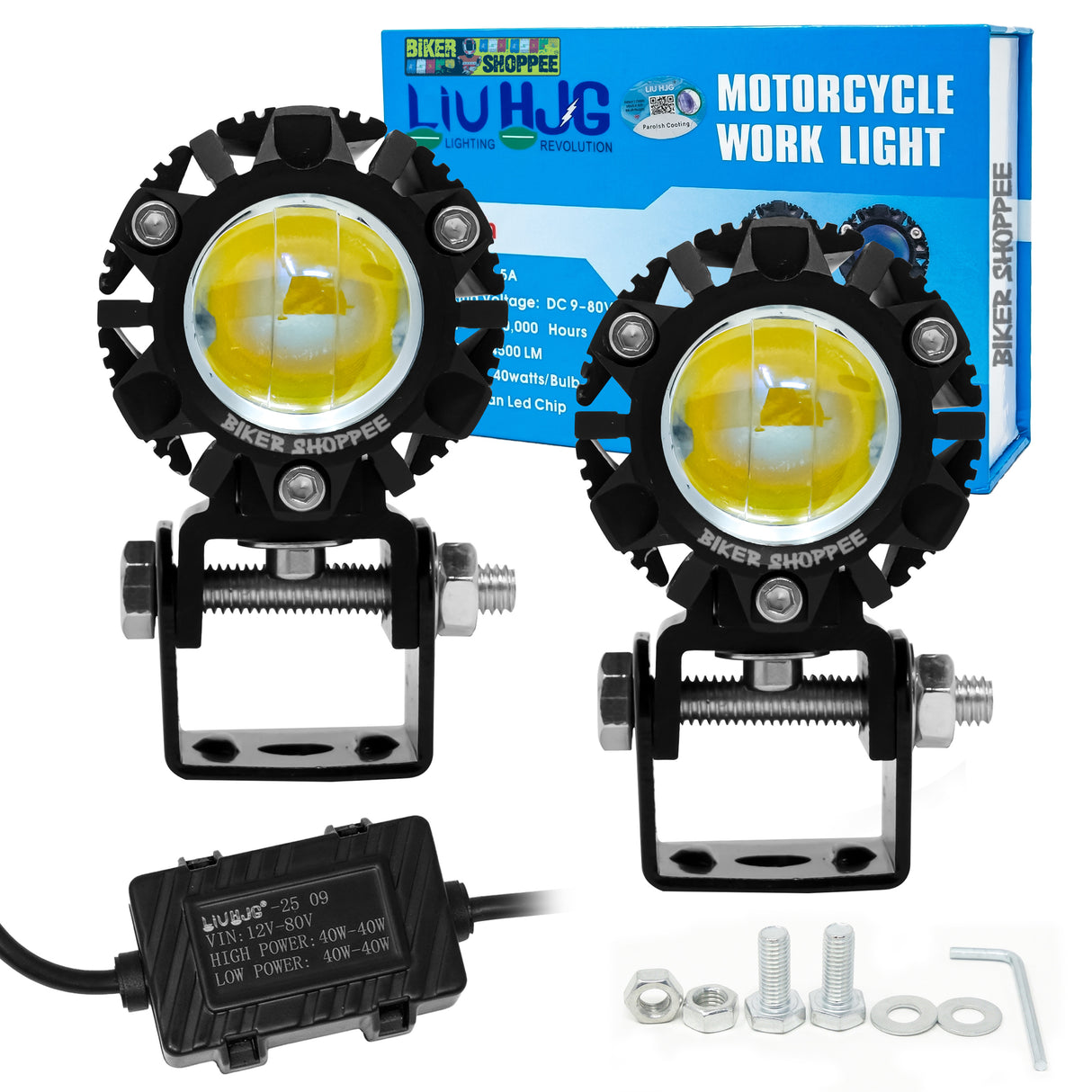 LIU HJG CYBER PULSE NEW MINI DRIVE LED FOG LIGHT | BIKER SHOPPEE